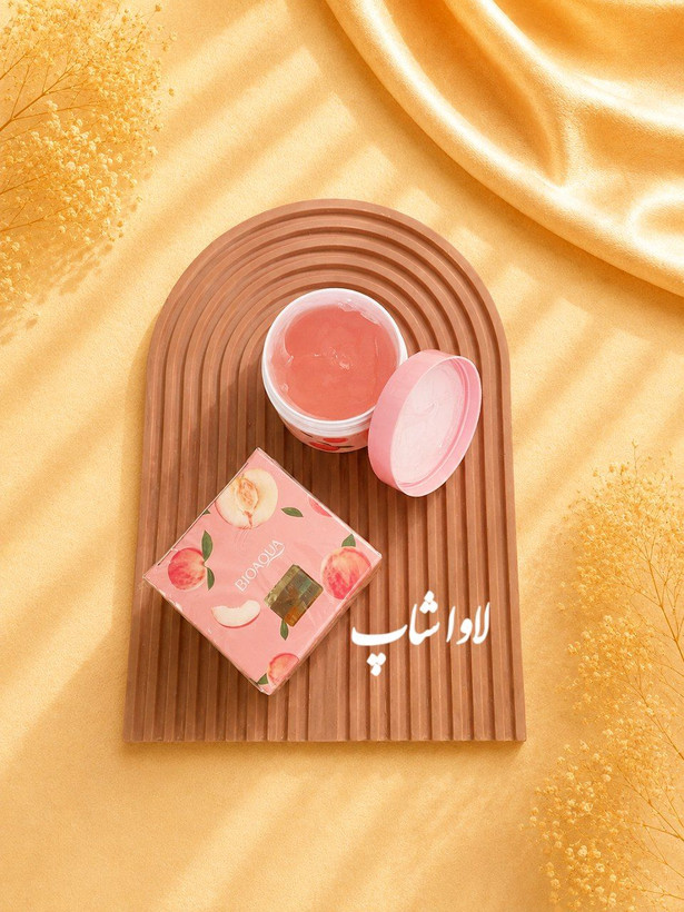 اسکراب هلو اورجینال ۱۴۰ گرمی بیوآکوا