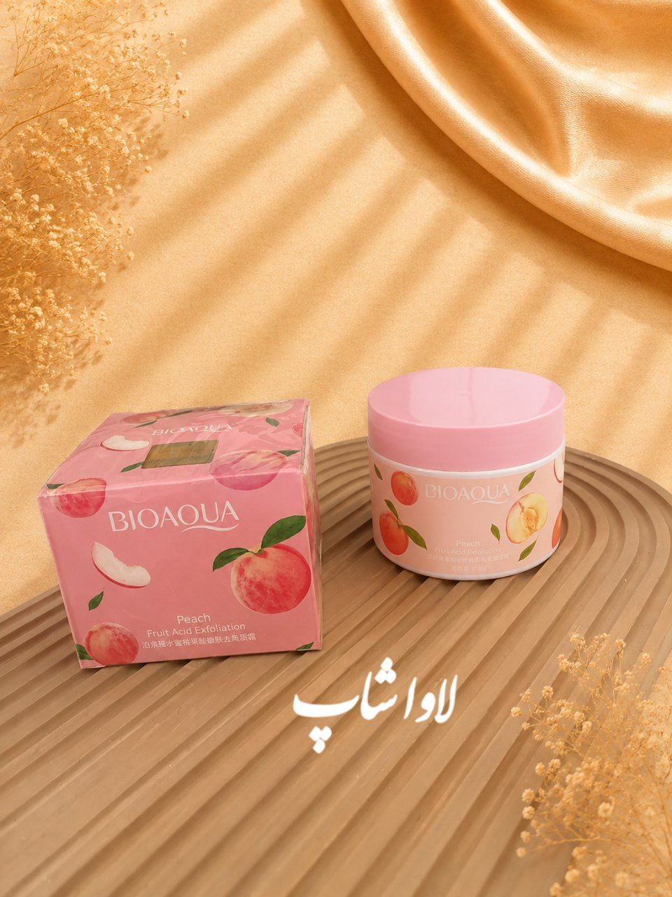 اسکراب هلو اورجینال ۱۴۰ گرمی بیوآکوا