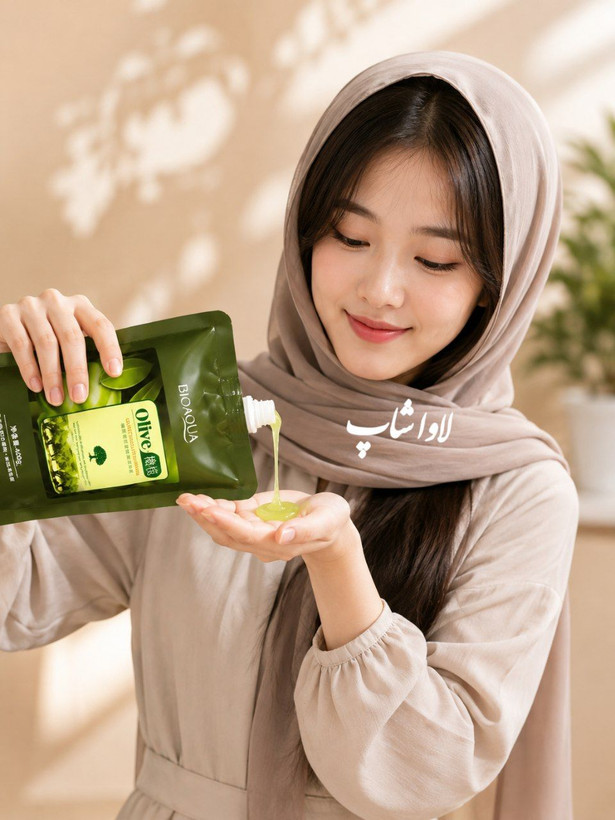 ماسک موی ساندیسی زیتون بیواکوا | ۴۰۰ گرم | اورجینال