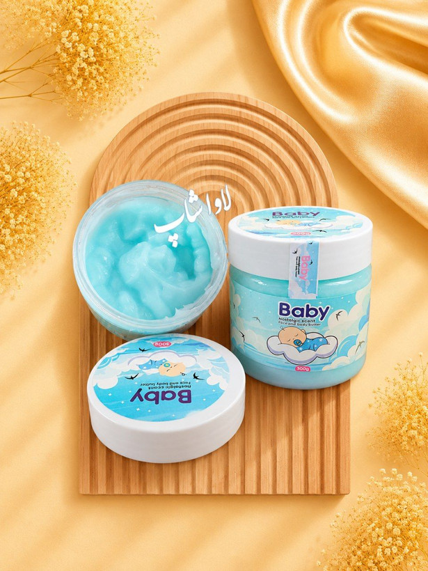 کره بدن سادور مدل Baby | حجم ۳۰۰ گرم | نرمکننده و مرطوبکننده عمیق